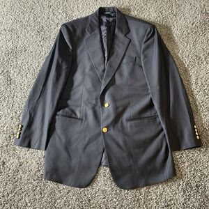 Brooks Brothers Country Club Blazer Mens‎ 40 Made In USA Super 120 READ